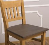 #380-Bar chair top oak double color