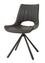 #2001 Stuhl-vintage schwarz,schwenken